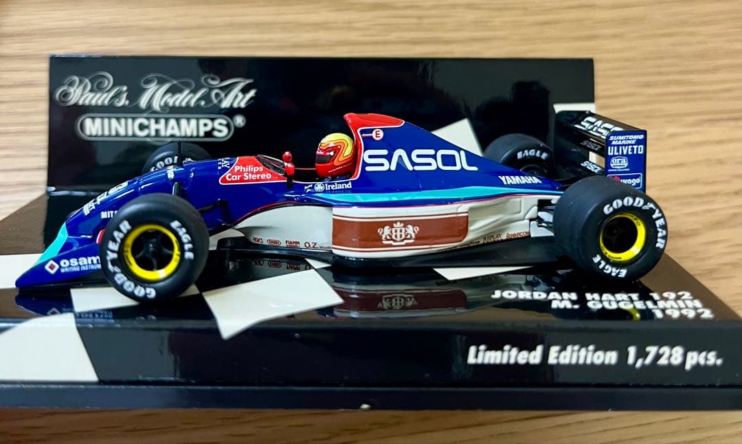 ミニチャンプス 1992年 ジョーダン・ヤマハ192 1/43 2台セット