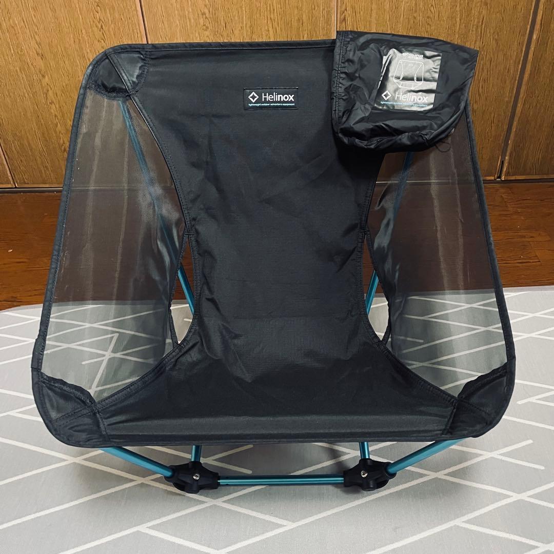 未使用】Helinox グランドチェア／ブラック1822229キャンプ