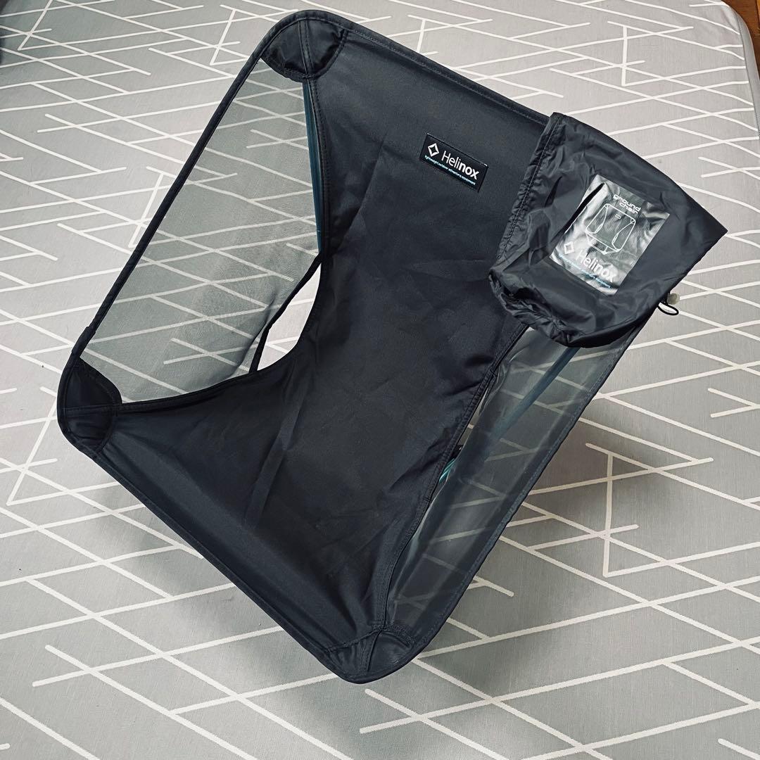 未使用】Helinox グランドチェア／ブラック1822229キャンプ