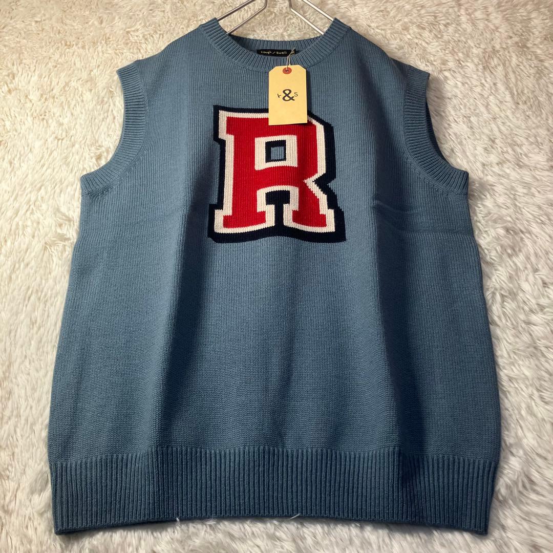 新品未使用 ラフアンドスウェル BIG R VEST ニットベスト XL