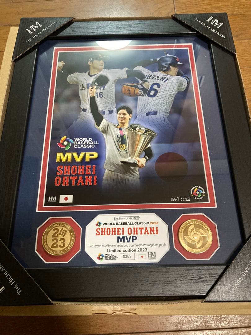 【新品】WBC 2023 大谷翔平 MVP ダブルフォトミント