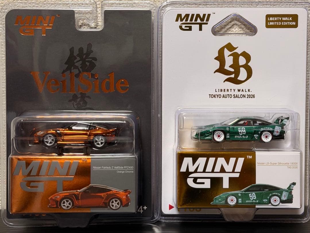 MINIGT ヴェイルサイド フェアレディ Z LBWK 180SX 2台 ②