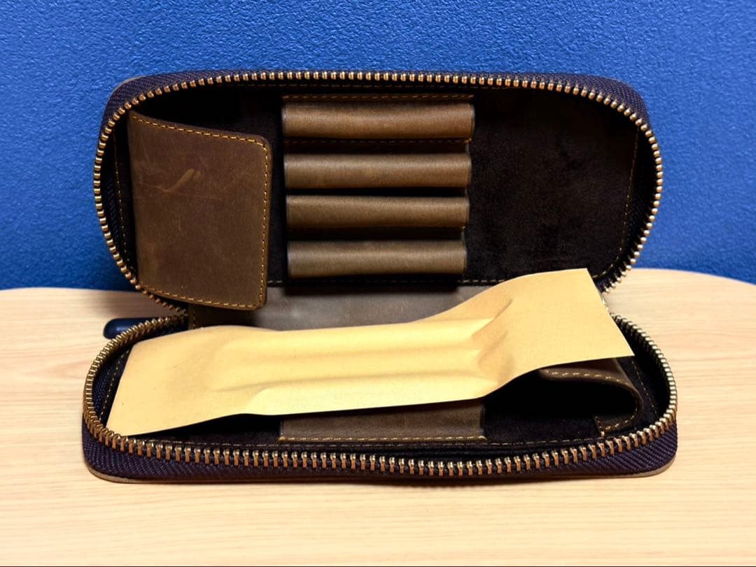 Bahagia バハギア 廣瀬鐵筆堂モデル クレイジーホース／オリーブブラウン