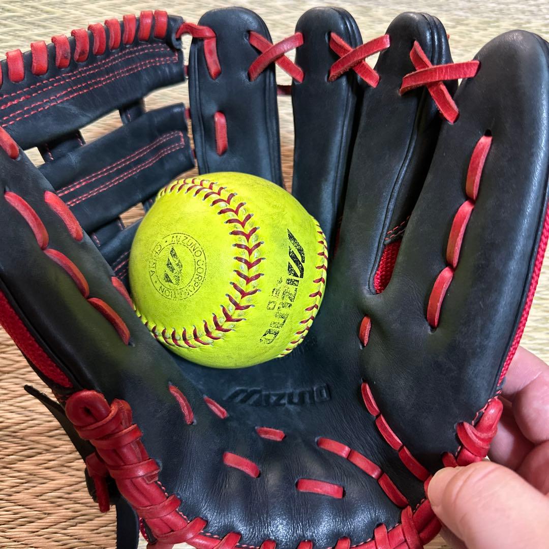 【中古】ミズノ　ビューリーグ　一般軟式オールラウンド　背面メッシュ