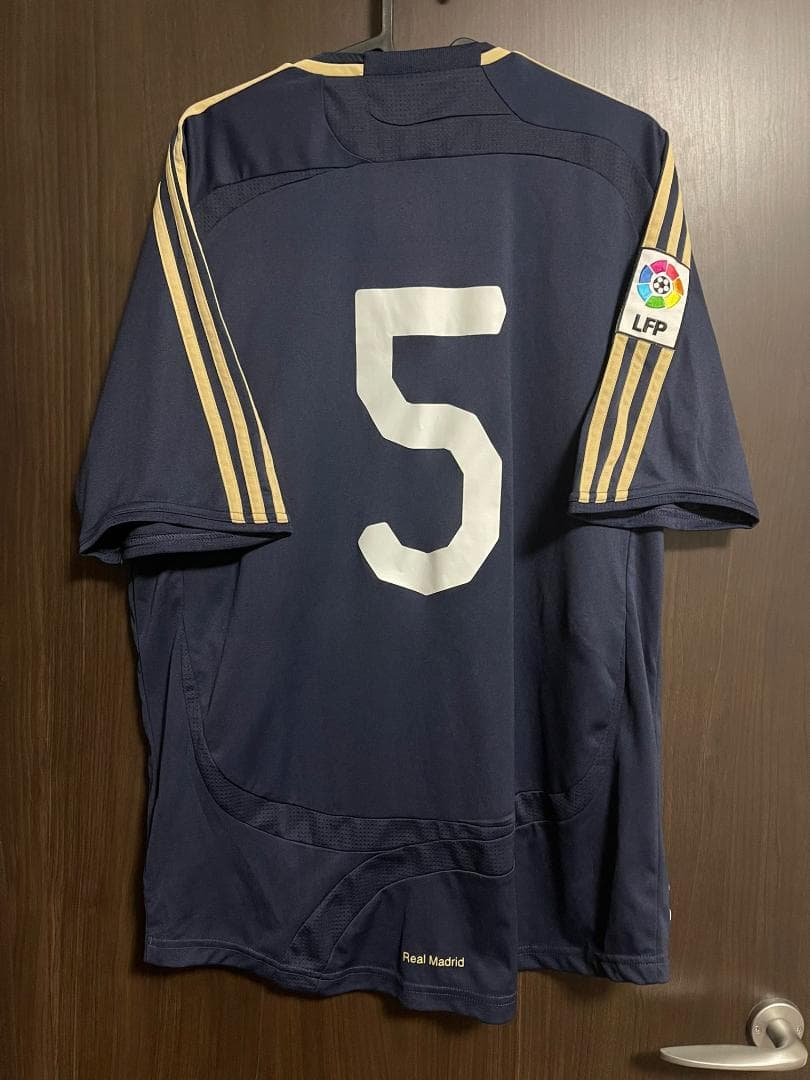 中古 レアルマドリード 07/08 ユニフォーム M 背番号＃5