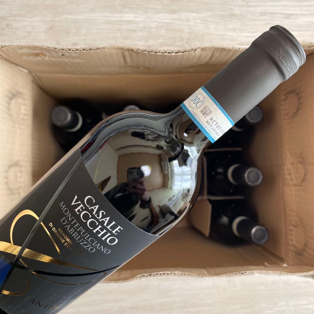 カサーレ ヴェッキオ モンテプルチアーノ ダブルッツォ 750ml‪✕‬10本