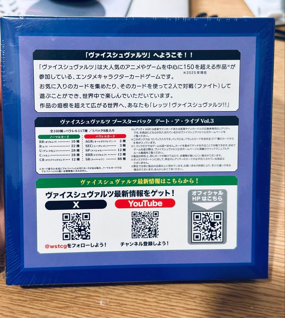 ヴァイスシュヴァルツ 1BOX デート・ア・ライブ Vol.3