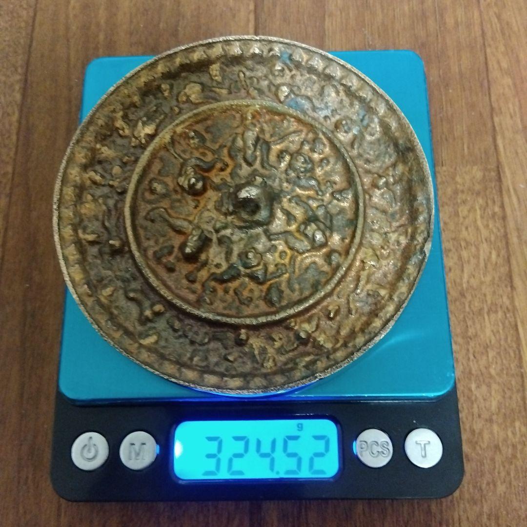 海獣葡萄鏡　銅鏡