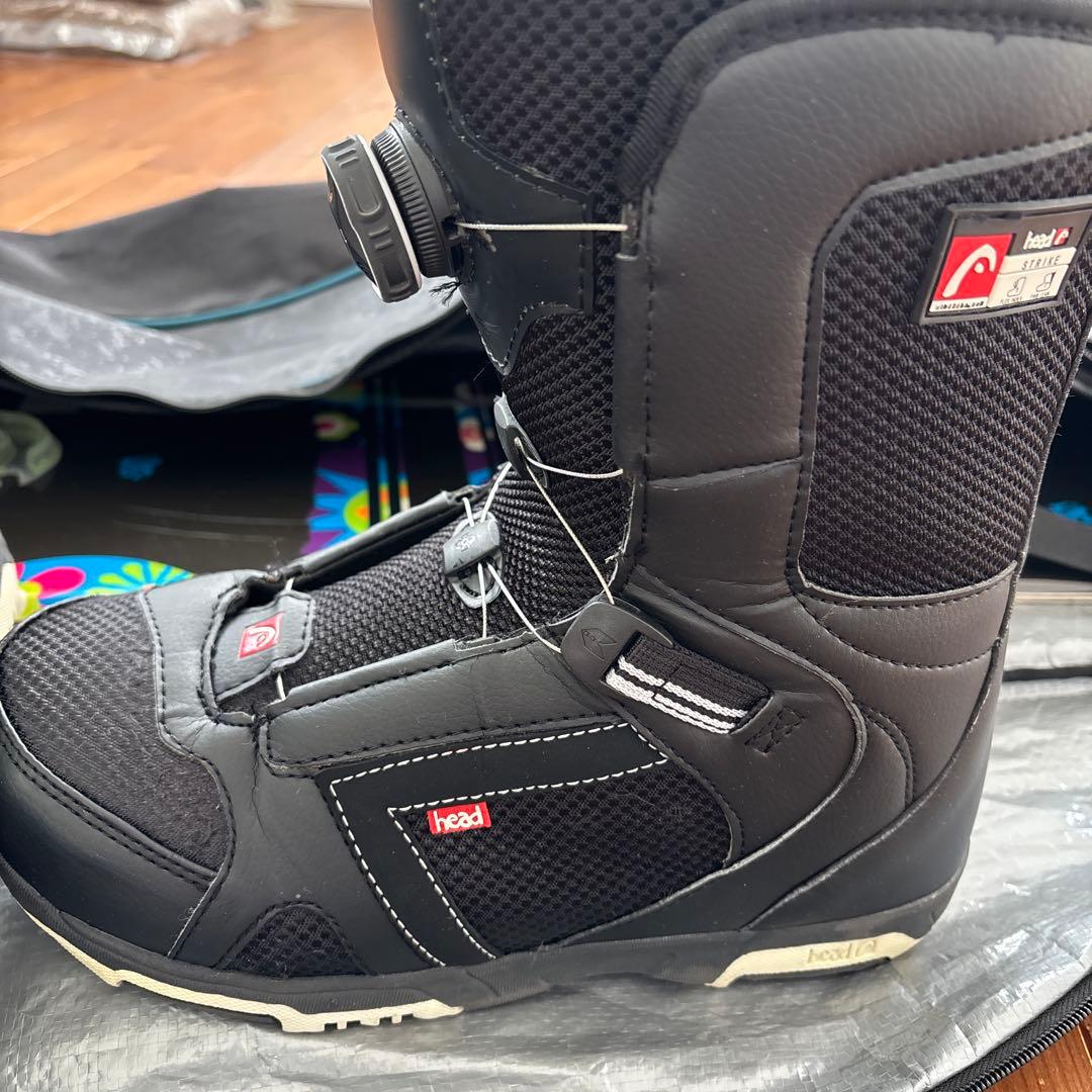 【美品】head スノーボードブーツ ブラック
