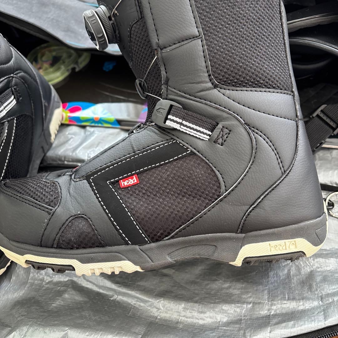 【美品】head スノーボードブーツ ブラック