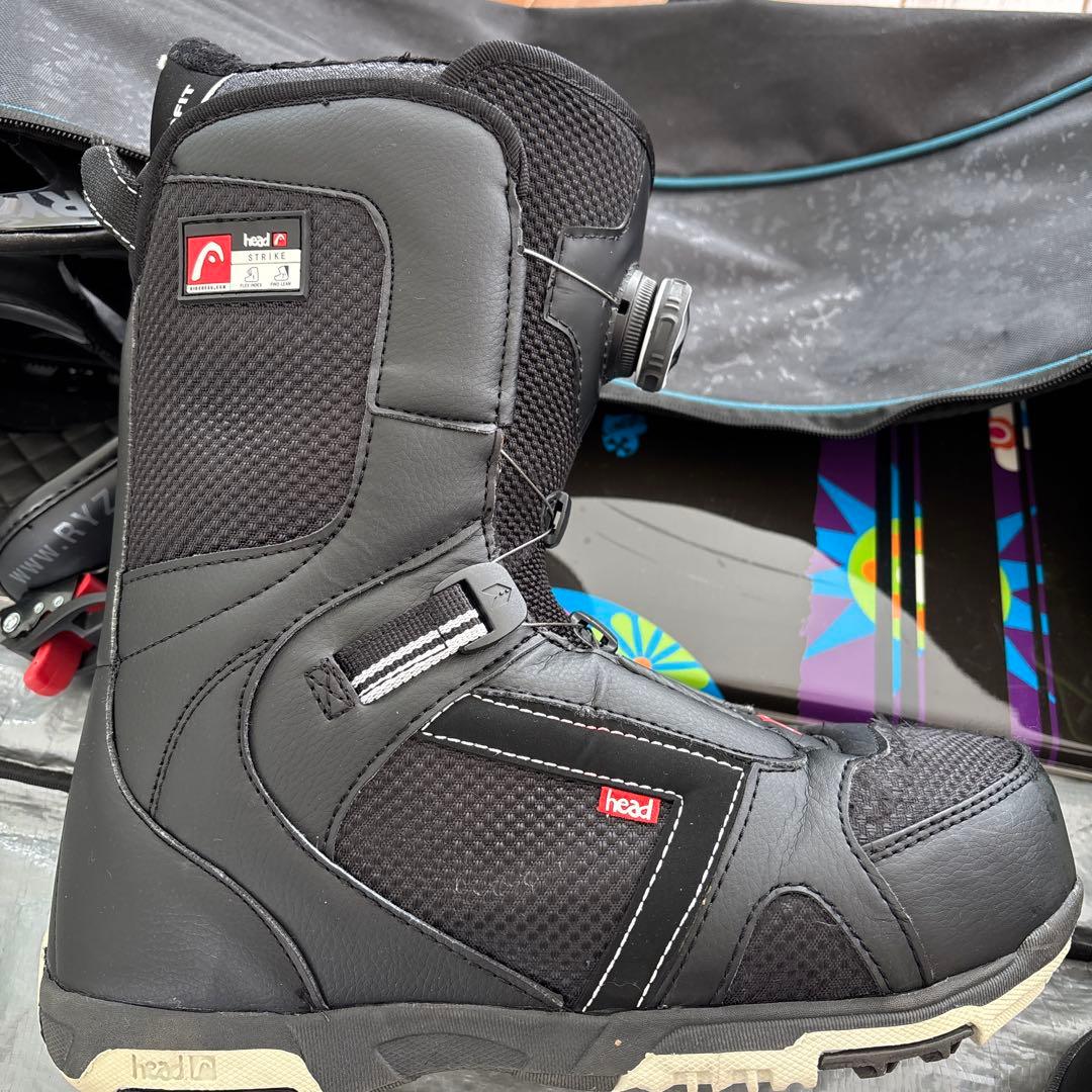 【美品】head スノーボードブーツ ブラック