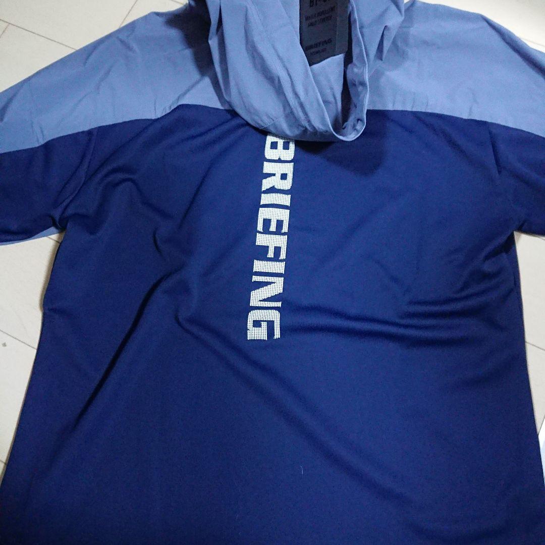 ブリーフィングハーフZIPフーディサイズM