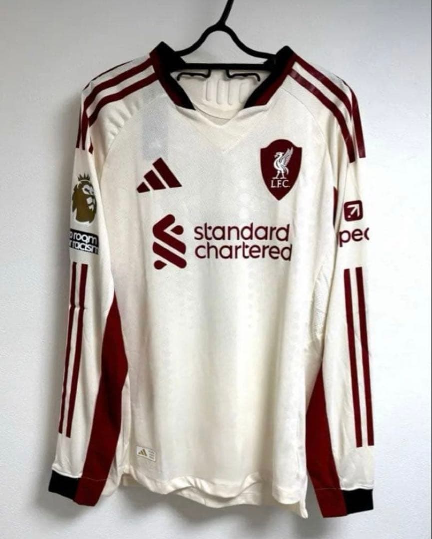 25-26 リヴァプール ヴィルツ アウェイ ユニフォーム 長袖 Lサイズ　7番