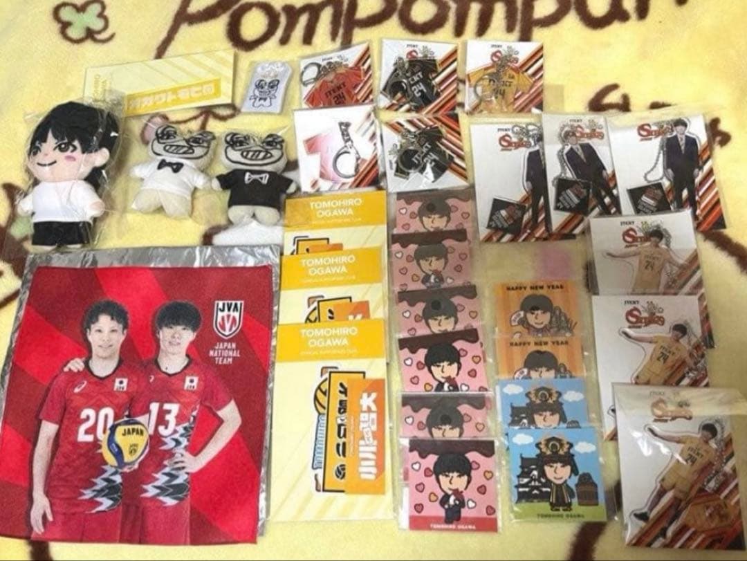 小川智大選手 サイン色紙・グッズまとめ売り【画像3枚】