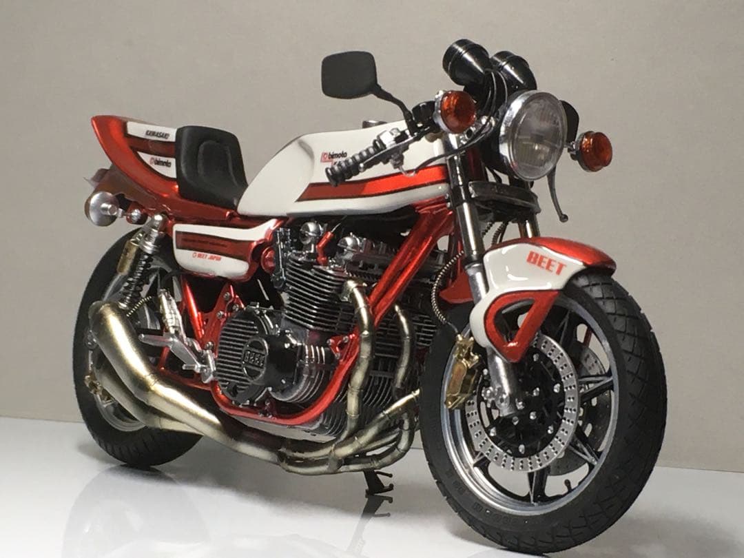 アオシマ Kawasaki Z1 1/12 プラモデル カスタム完成品