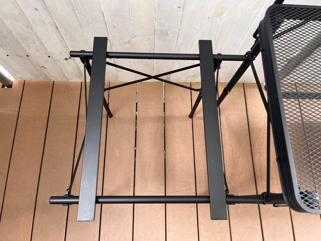 DOD クッキングキング キッチンテーブル 耐熱メッシュ 収納棚付き