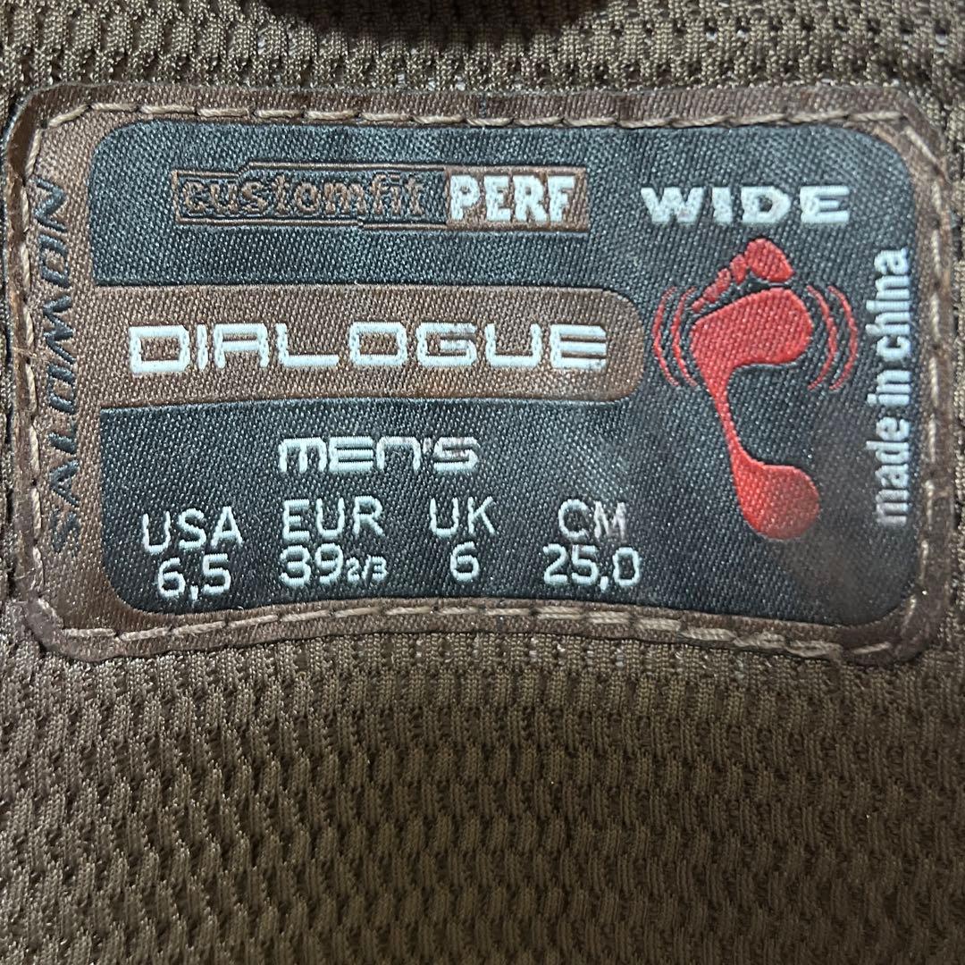 【即日発送】SALOMON スノボブーツDIALOGUE WIDE 25.0cm