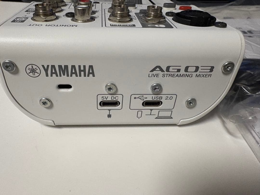 Yamaha AG03 MK2 ホワイト