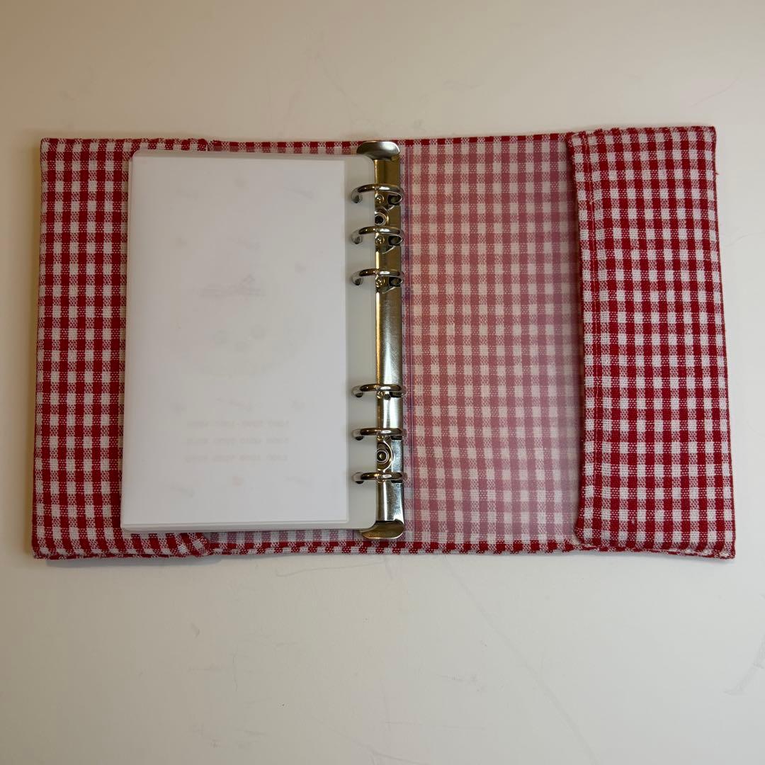 【ラスト1点】ふわふわわんちゃん　バインダーカバー　リフィルセット　A6 韓国