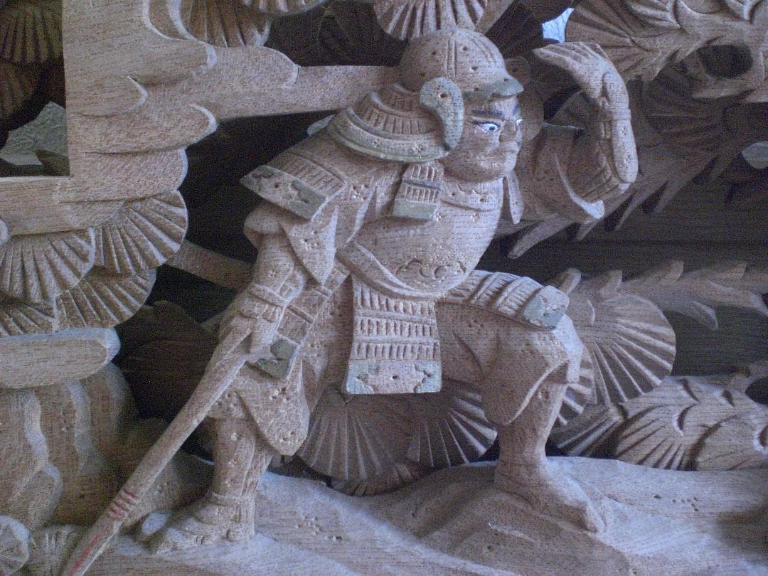 だんじり　彫り物　本物