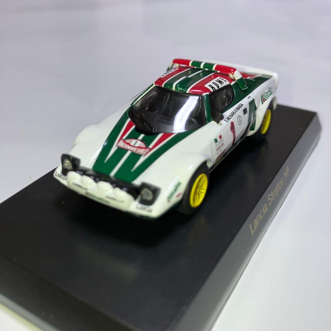 ￼LANCIA STRATOS 1/64 3台セット➕缶コーヒー付録ミニカー１台