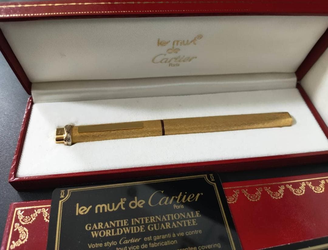 極美品 ヴィンテージ カルティエ Cartier トリニティ ボールペン 3