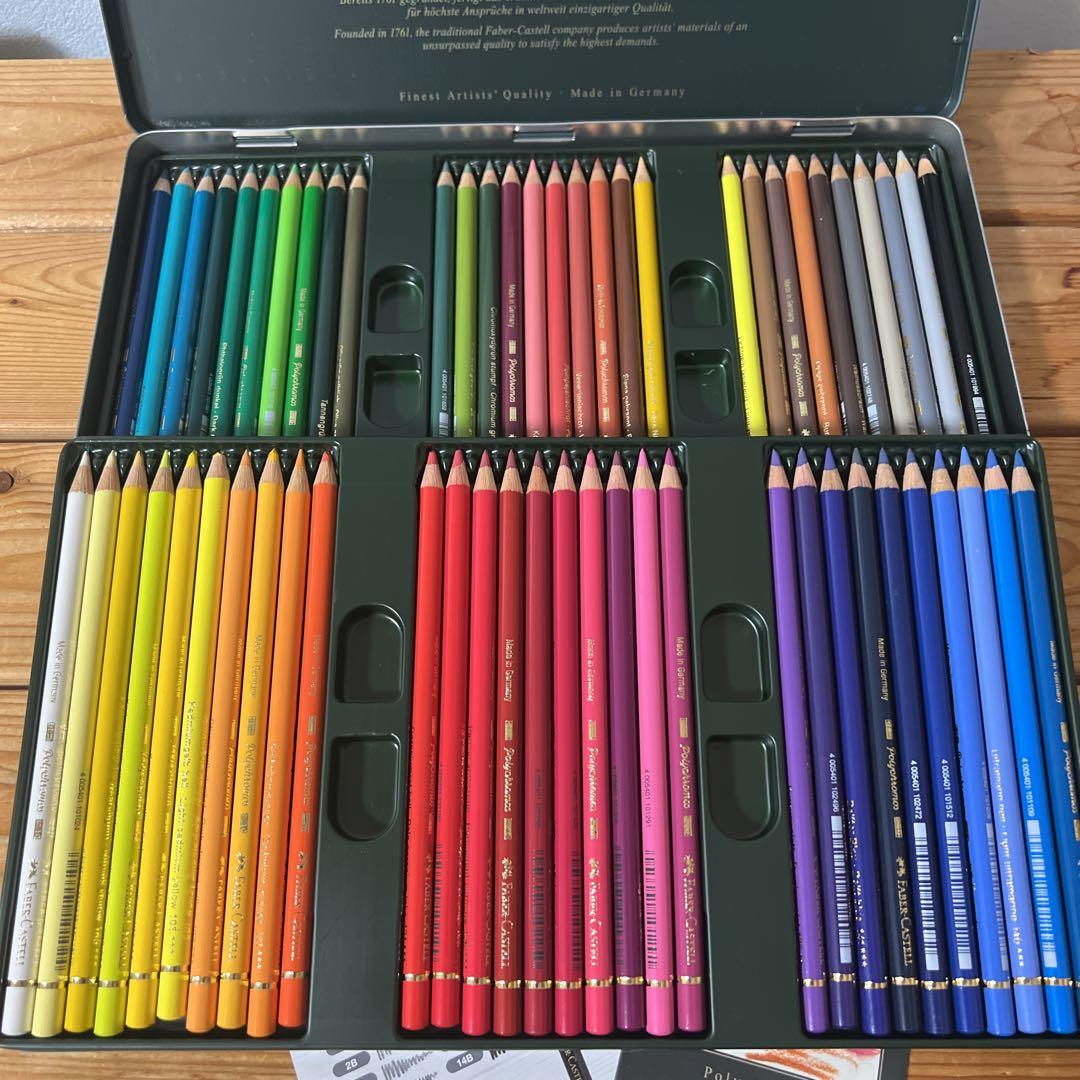 Faber-Castell 60色 ポリクロモス 油性色鉛筆セット