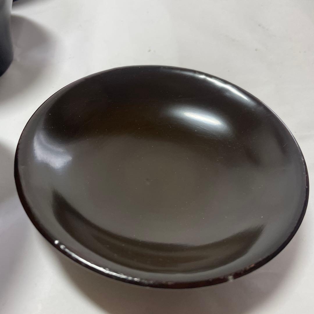 漆器　沈金　金蒔絵　木製　蓋付椀　お煮物椀　吸物椀　8客　骨董品　京都屋　善八