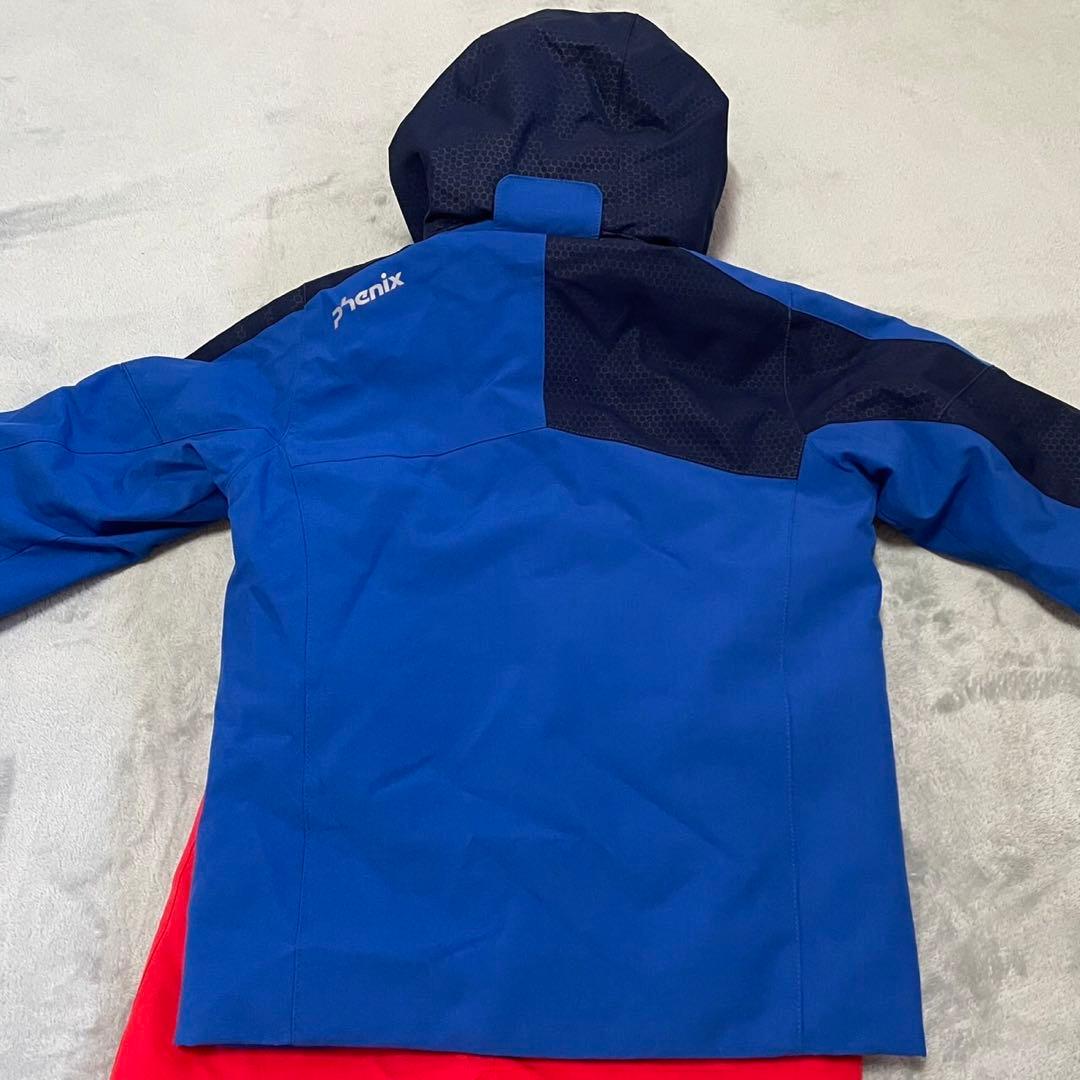 【Phenix】スキーウェア 子ども用 （130cm）青/赤