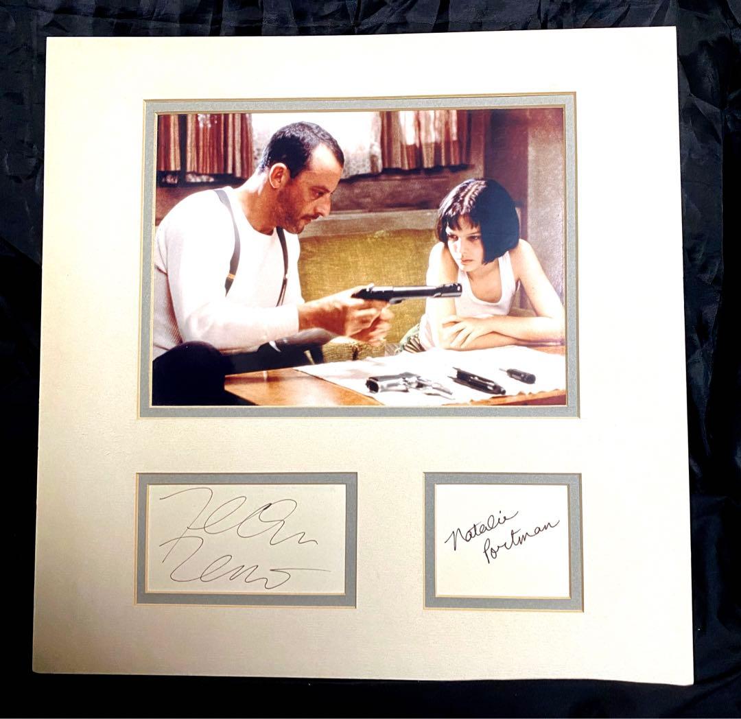 レオン LEON 直筆サイン ポートレート ナタリーポートマン ジャンレノ