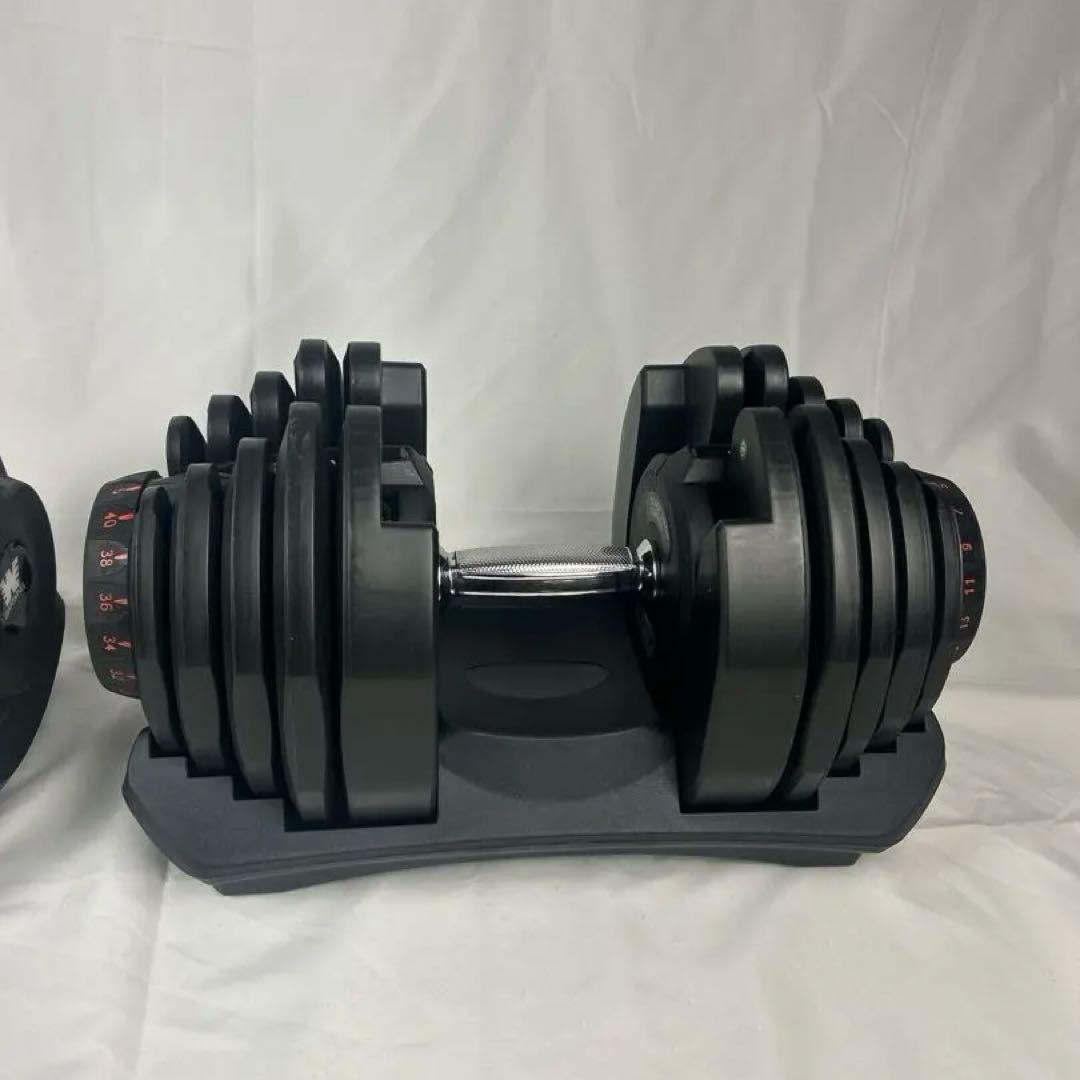 ②BARWING調整可能ダンベル5kg-40kg2/2(送料込み)