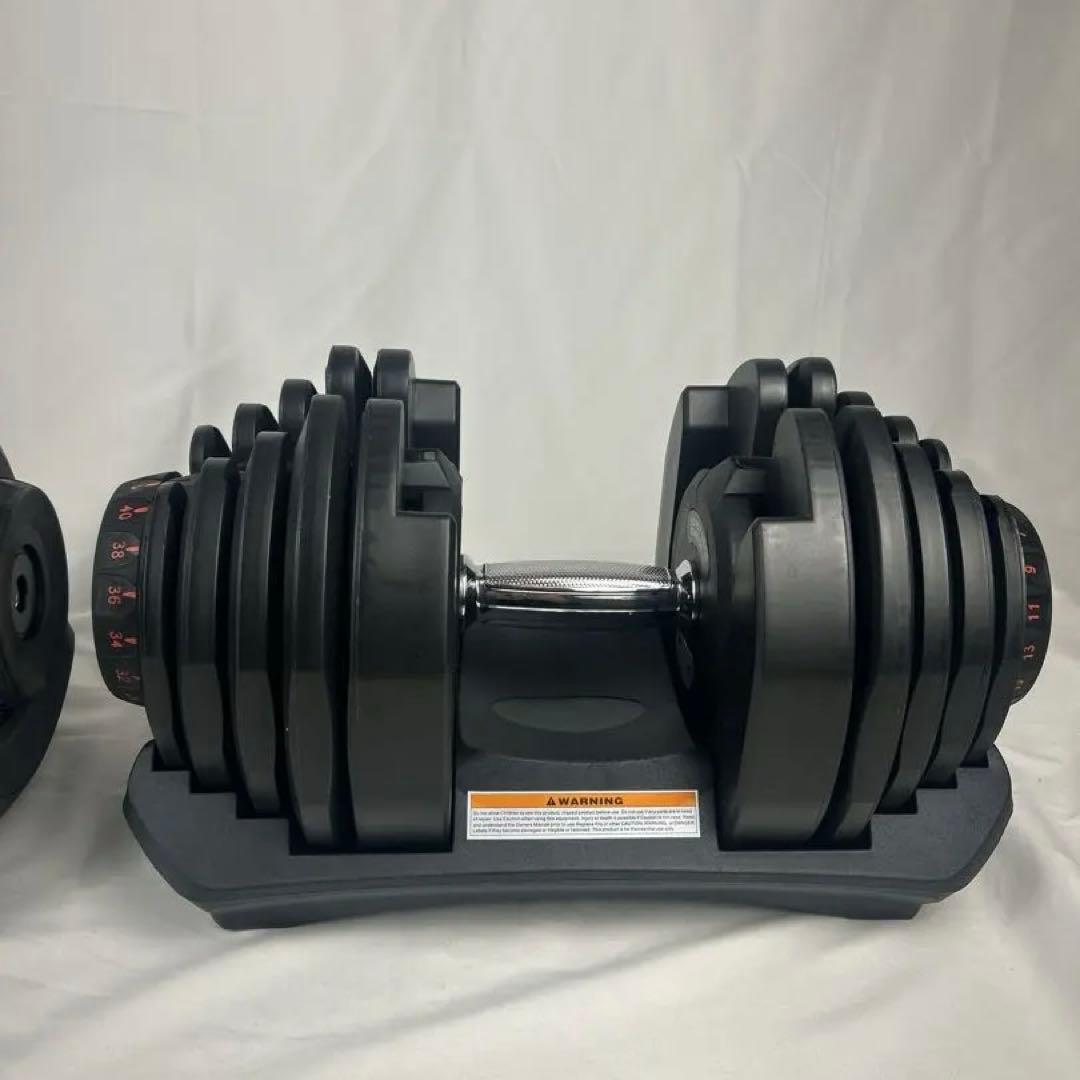 ②BARWING調整可能ダンベル5kg-40kg2/2(送料込み)