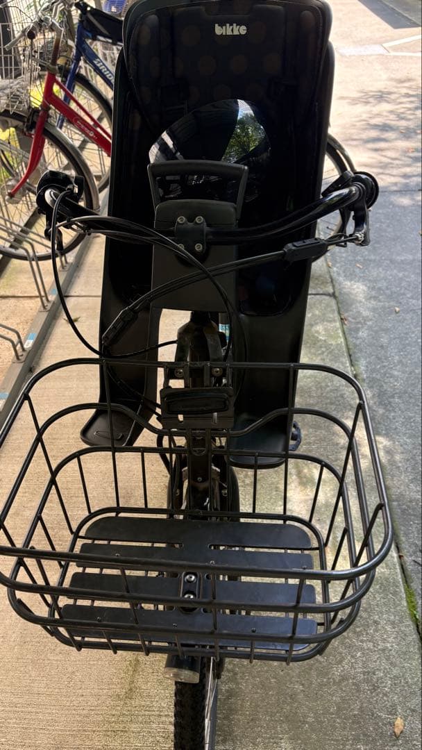 我孫子市　引き取り限定　ビッケ　bikke ３人乗り　電動自転車　不具合有り