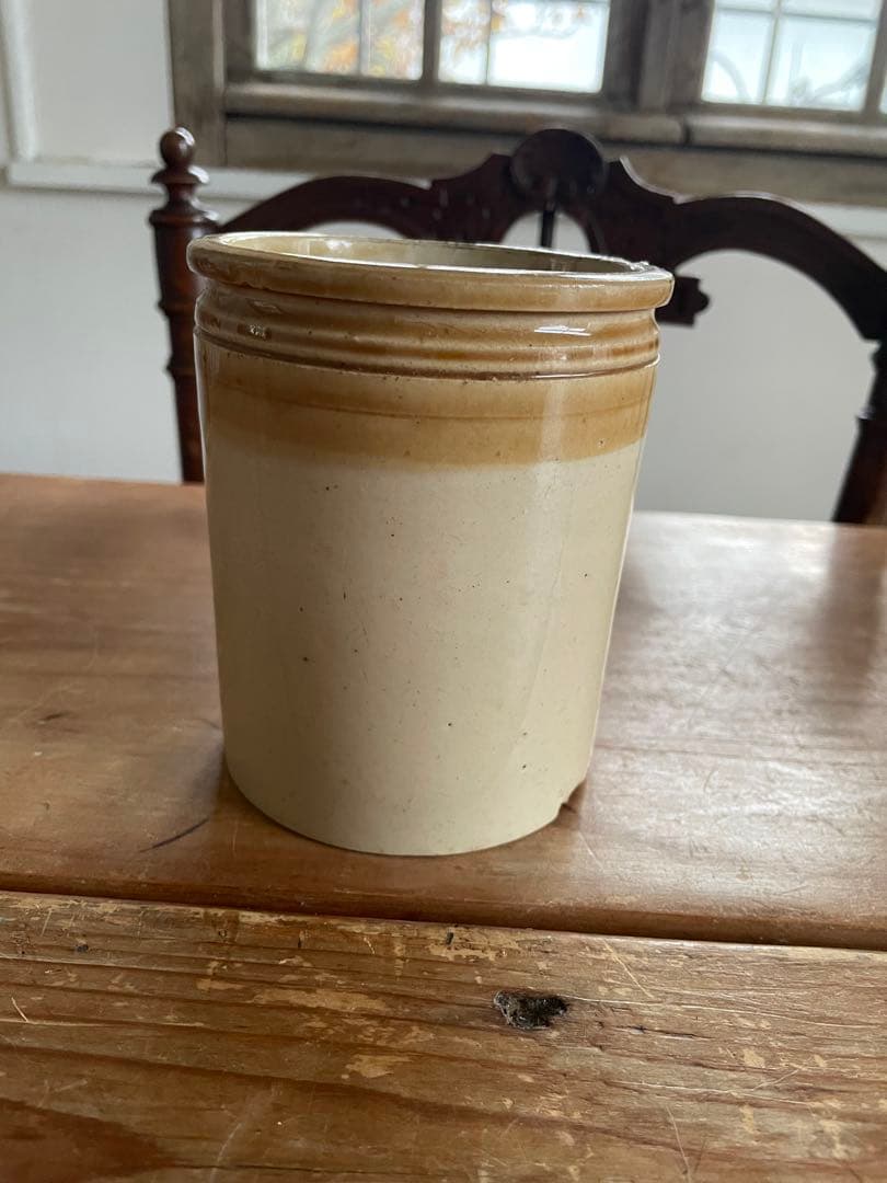 レア　イギリスアンティーク　古いマーマレードジャー