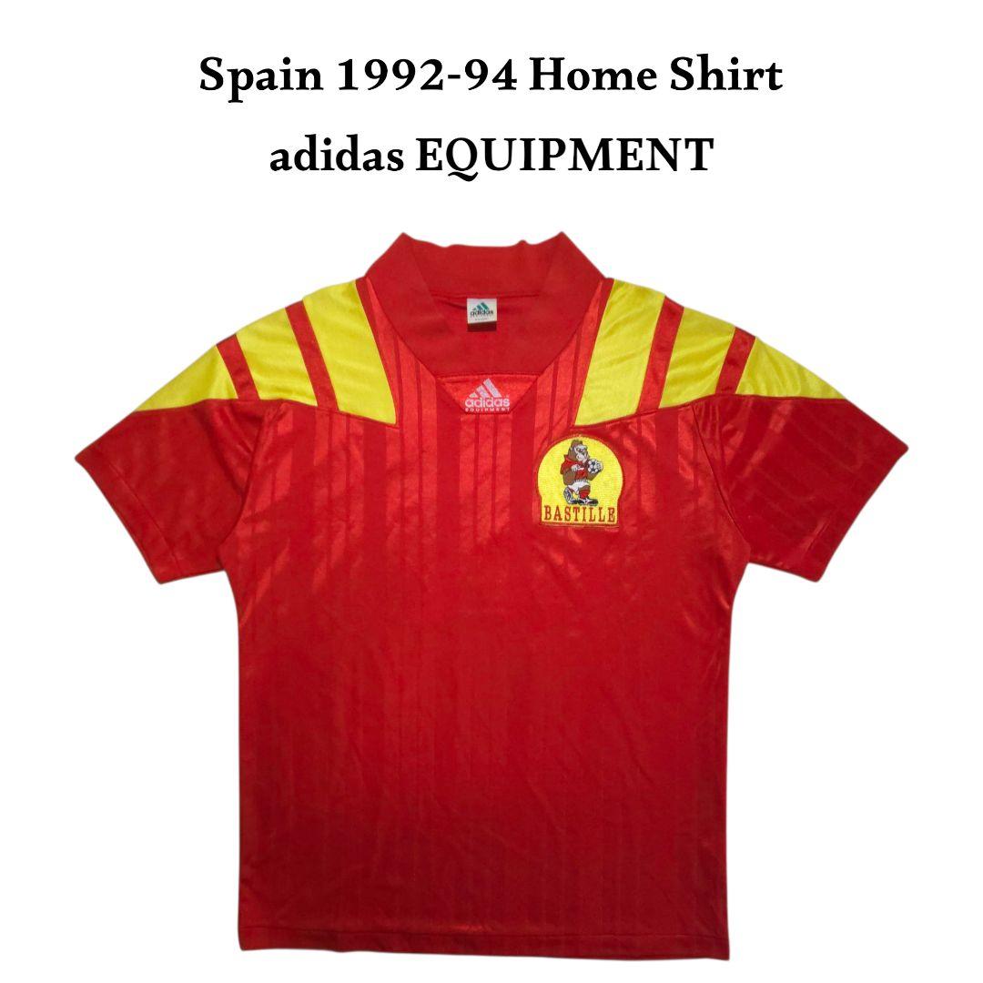 90s adidas EQUIPMENT　スペイン代表ユニフォーム　アディダス