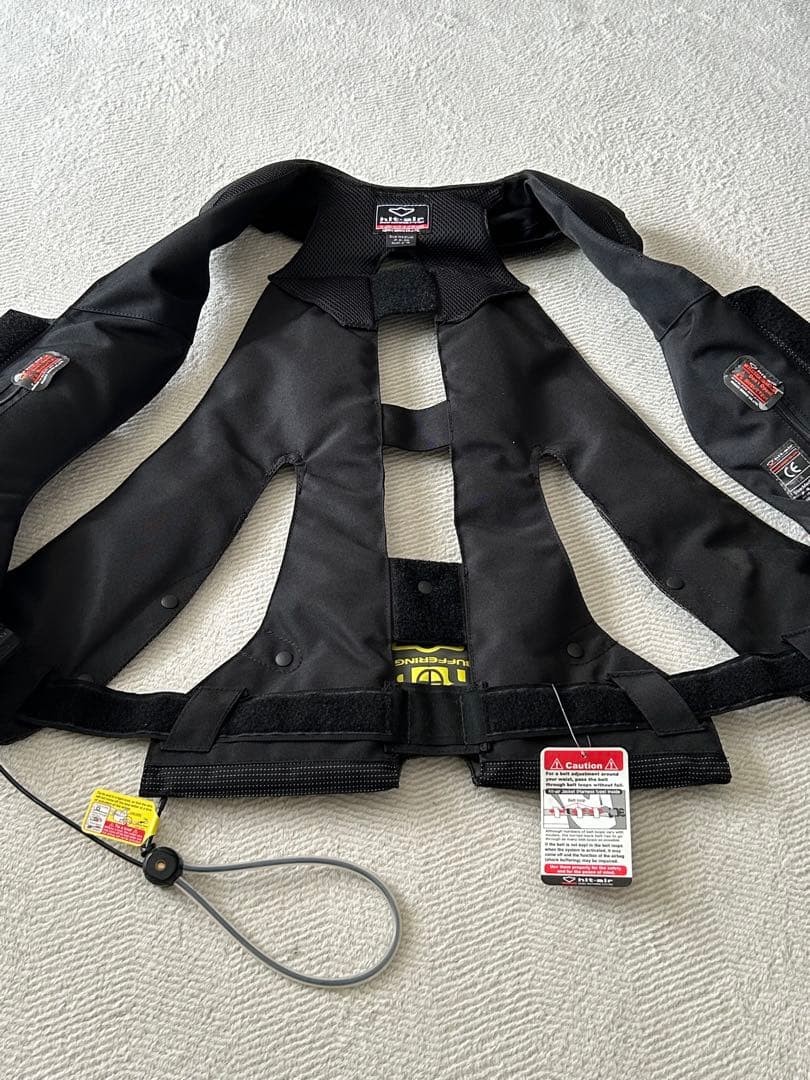 hit-air MLX-RE3 ブラック/イエロー ライフジャケット