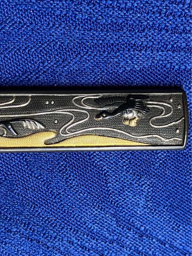 日本刀　装飾　小柄　金銀象嵌　時代物　骨董品