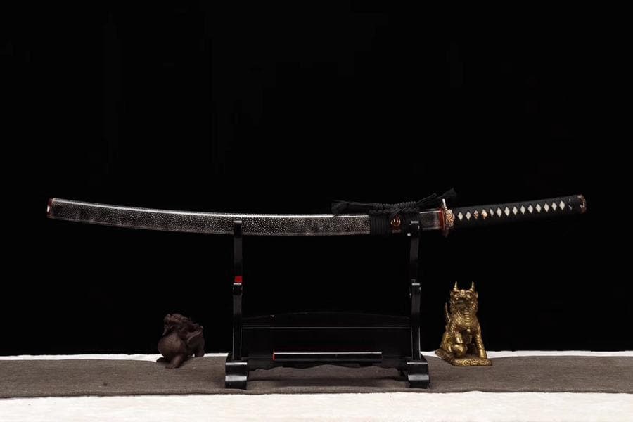 永楽魚皮 日本刀 模造刀 居合刀 武士道 武蔵 鑑賞用 手鍛造打