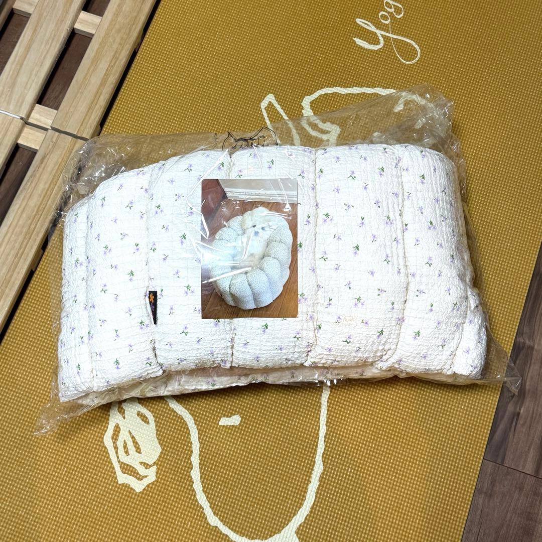 〚新品〛【AZALLEA】 カヌレ クッション バイオレット ピンク ベッド