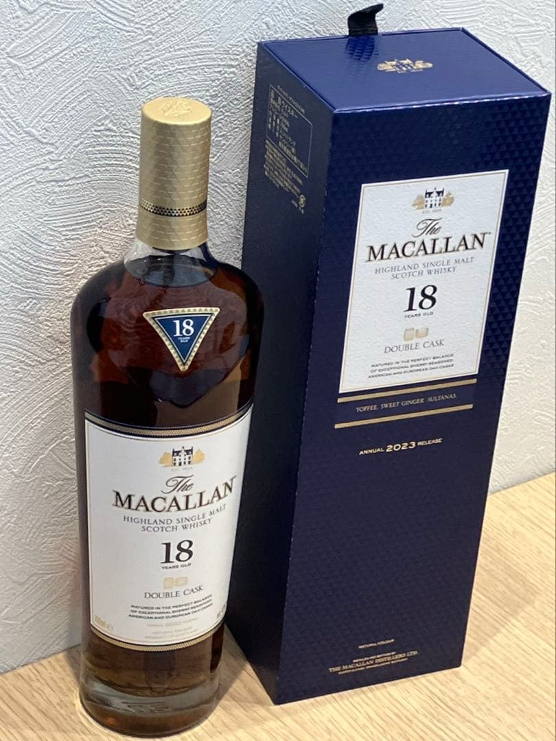 【未開栓】 ザ・マッカラン18年 ダブルカスク 700ml