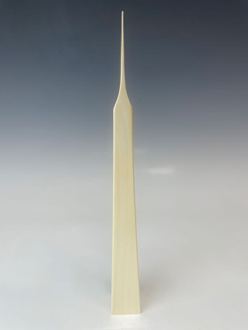 開き12.7cm 重量222g　天然素材　三味線　撥　ばち　ケース付き