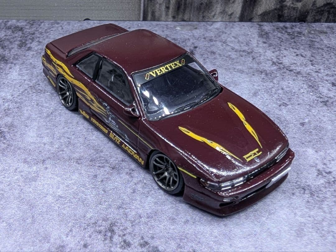 ターマックワークス 1/64 VERTEX 日産 シルビア S13 レティ仕様