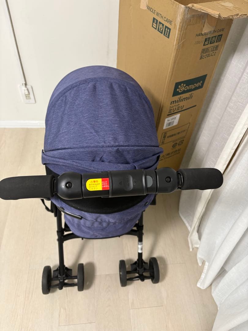 ペットカート、コムペットミリミリEG、コンビ、箱あり、使用は一回のみ