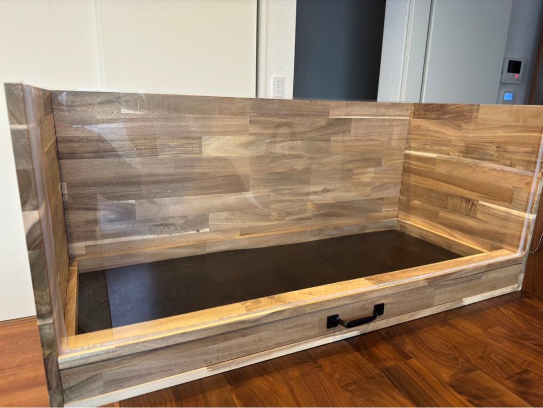 新品 木製ケージ 引き出し付き オーダー 小動物 ハムスター ハリネズミ 爬虫類