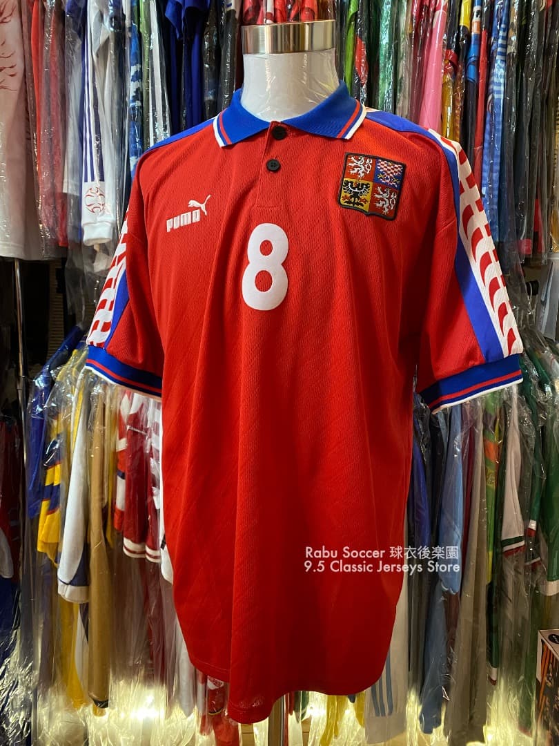 チェコ代表 1996 ホーム ユニフォーム #8 ポボルスキー