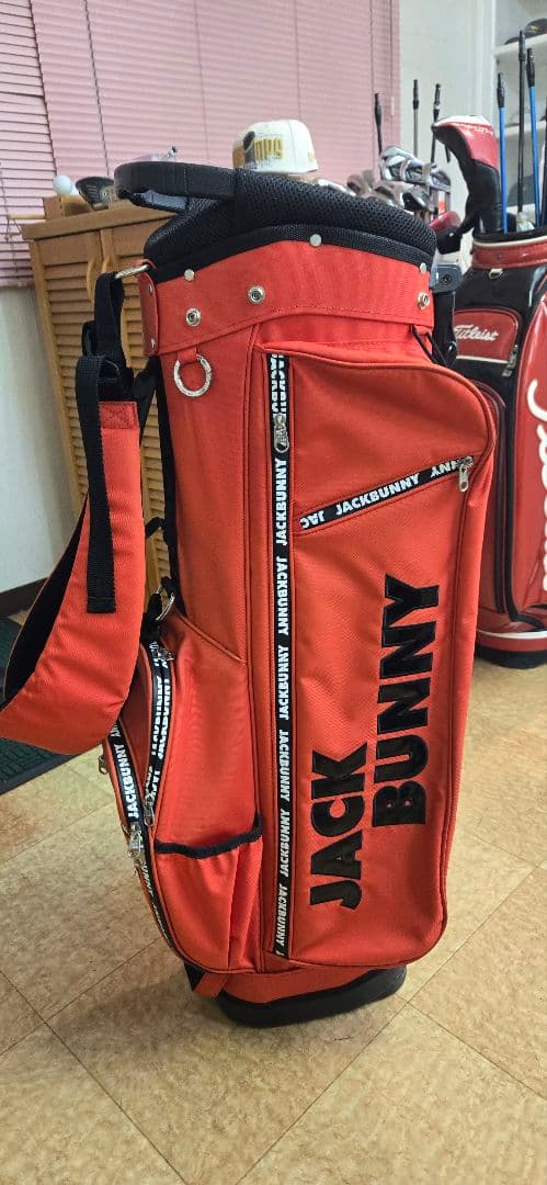 JACK BUNNY ゴルフバッグ オレンジ