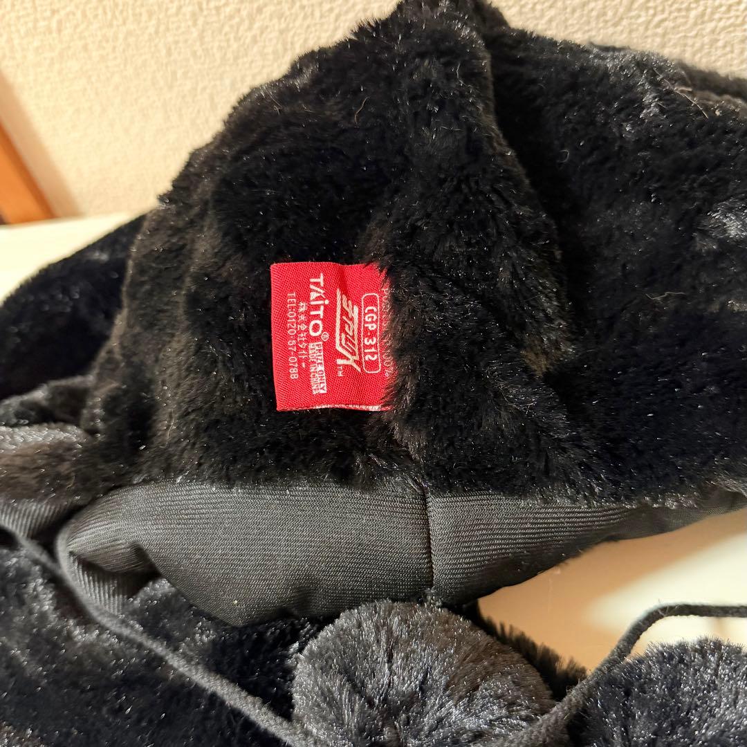 チャックスGP　汎用うさぎ　まるかぶりキャップ　ブラック