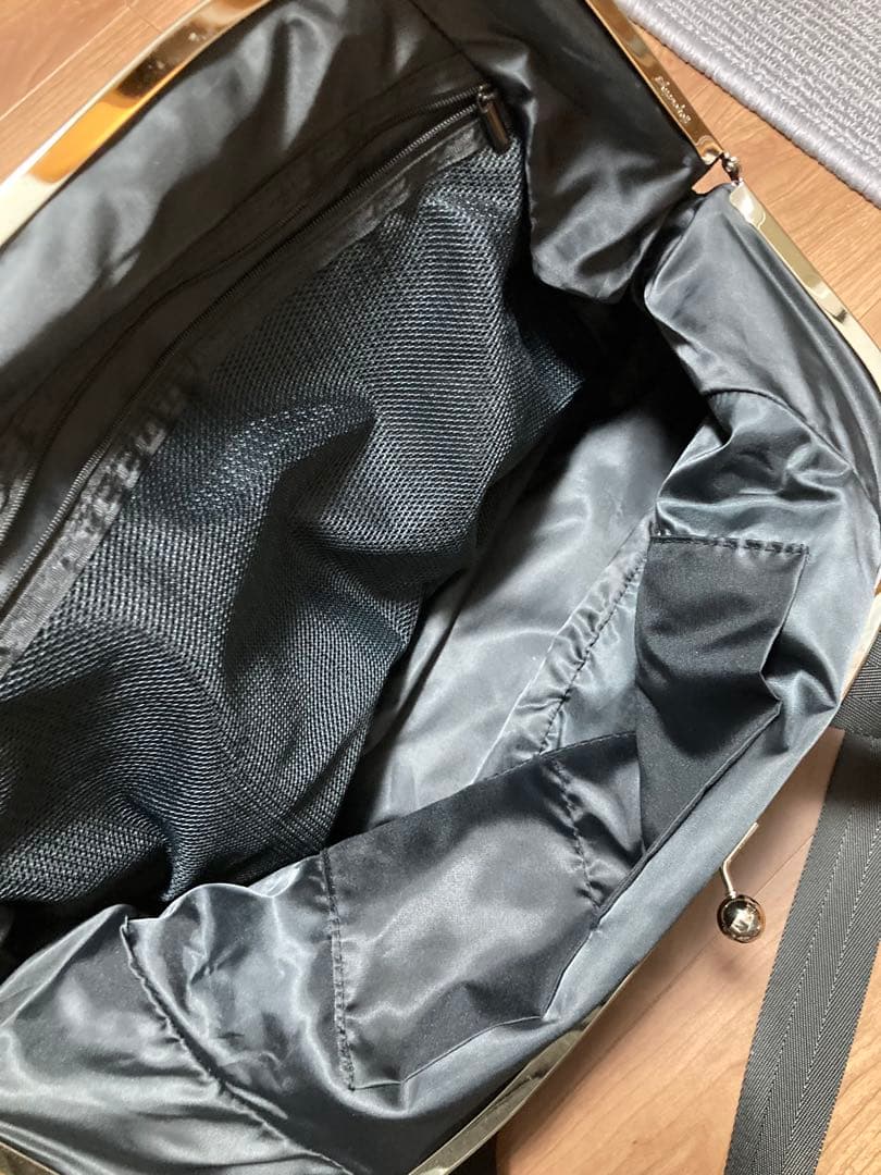 あやの小路　がま口 2WAY ジム ボストン バッグ