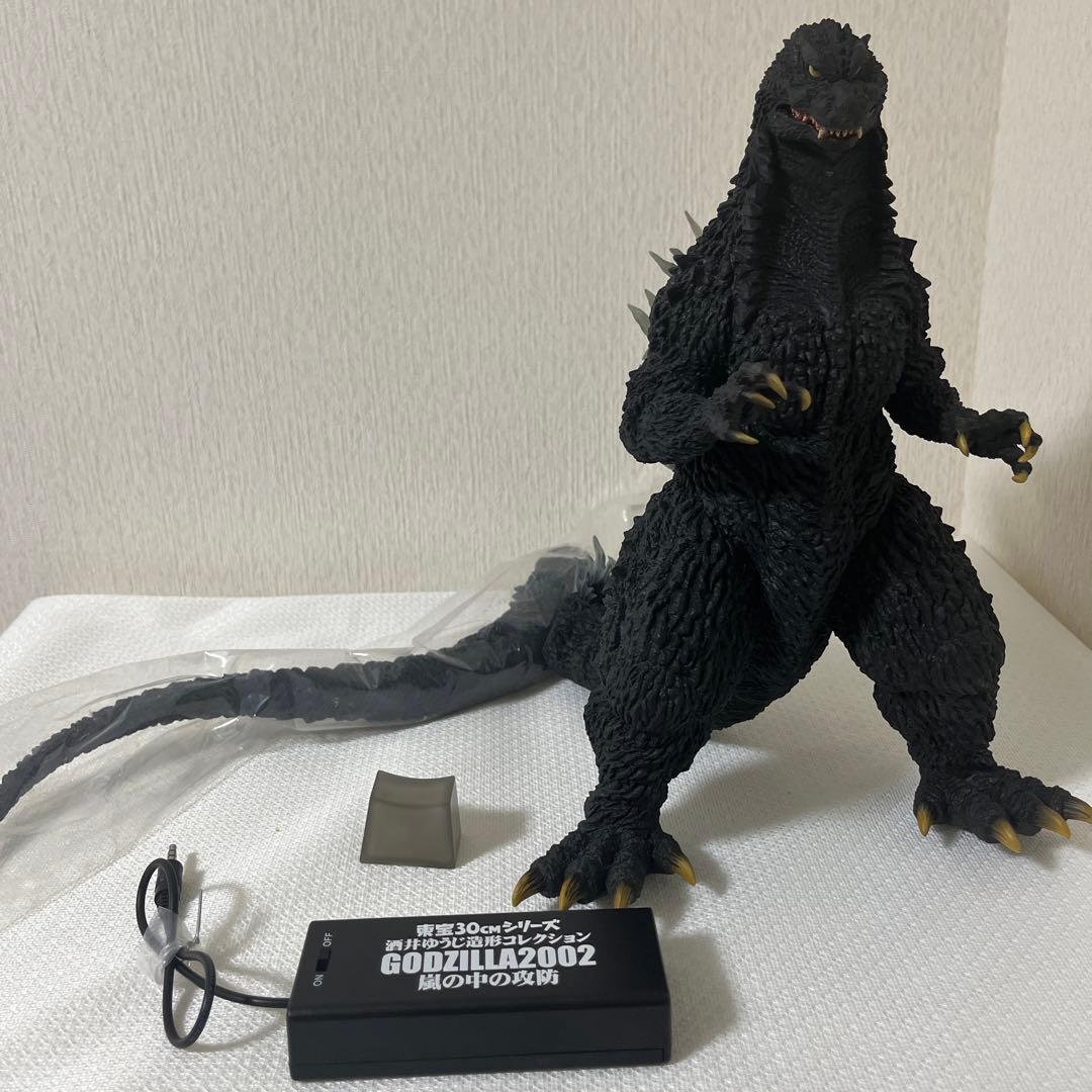 ゴジラ　フィギュア　ゴジラ2002 嵐の中の攻防　酒井ゆうじ造形コレクション