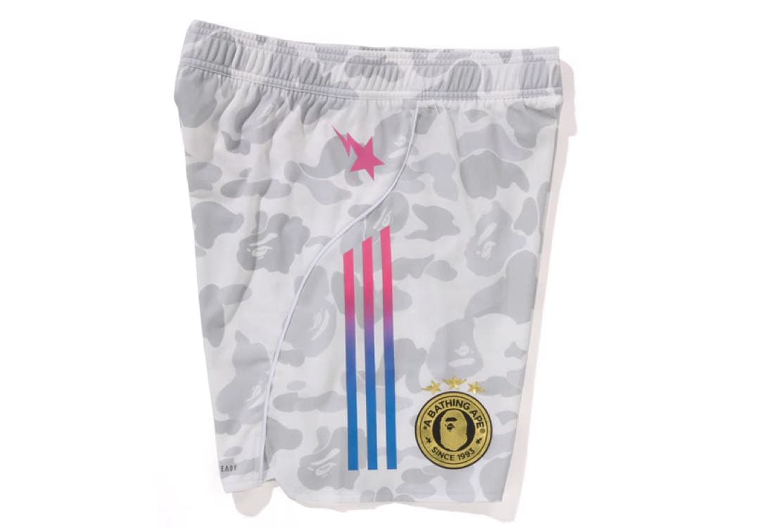 BAPE ADIDAS FB SHORTSアディダスエイプコラボ限定サッカー